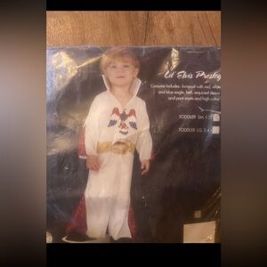 Elvis Presley Kids Costume  size 1-2 years old- used once + 2 pair of sunglasses